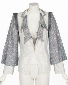 Giorgio Armani - Veste avec perles, cristaux et paillettes