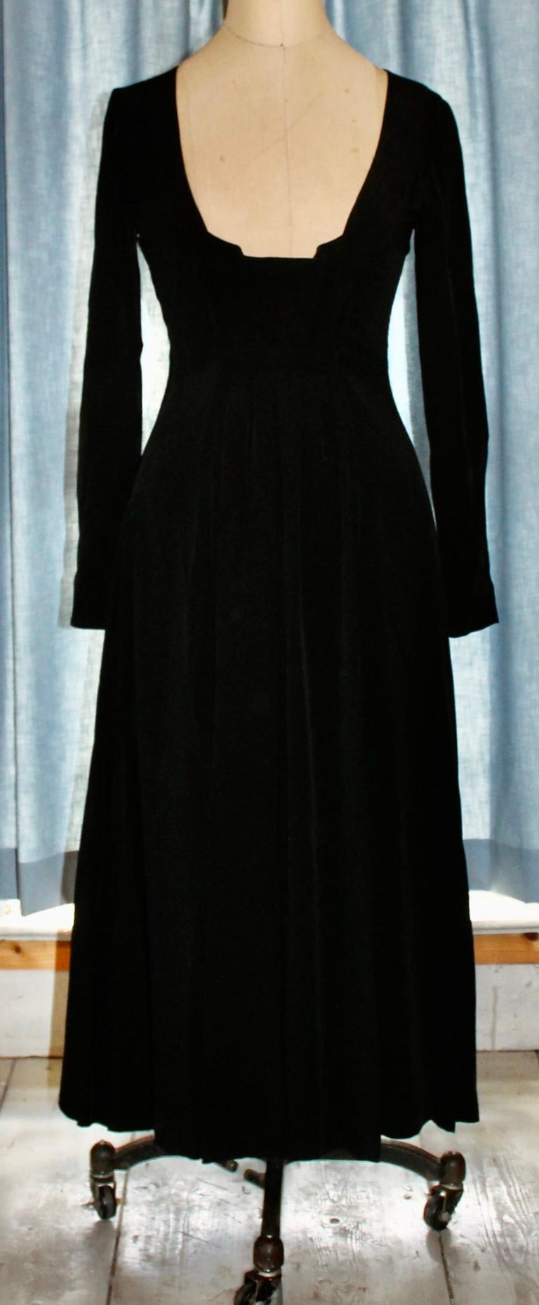 Giorgio Armani Black Cocktail Dress For Sale at 1stDibs