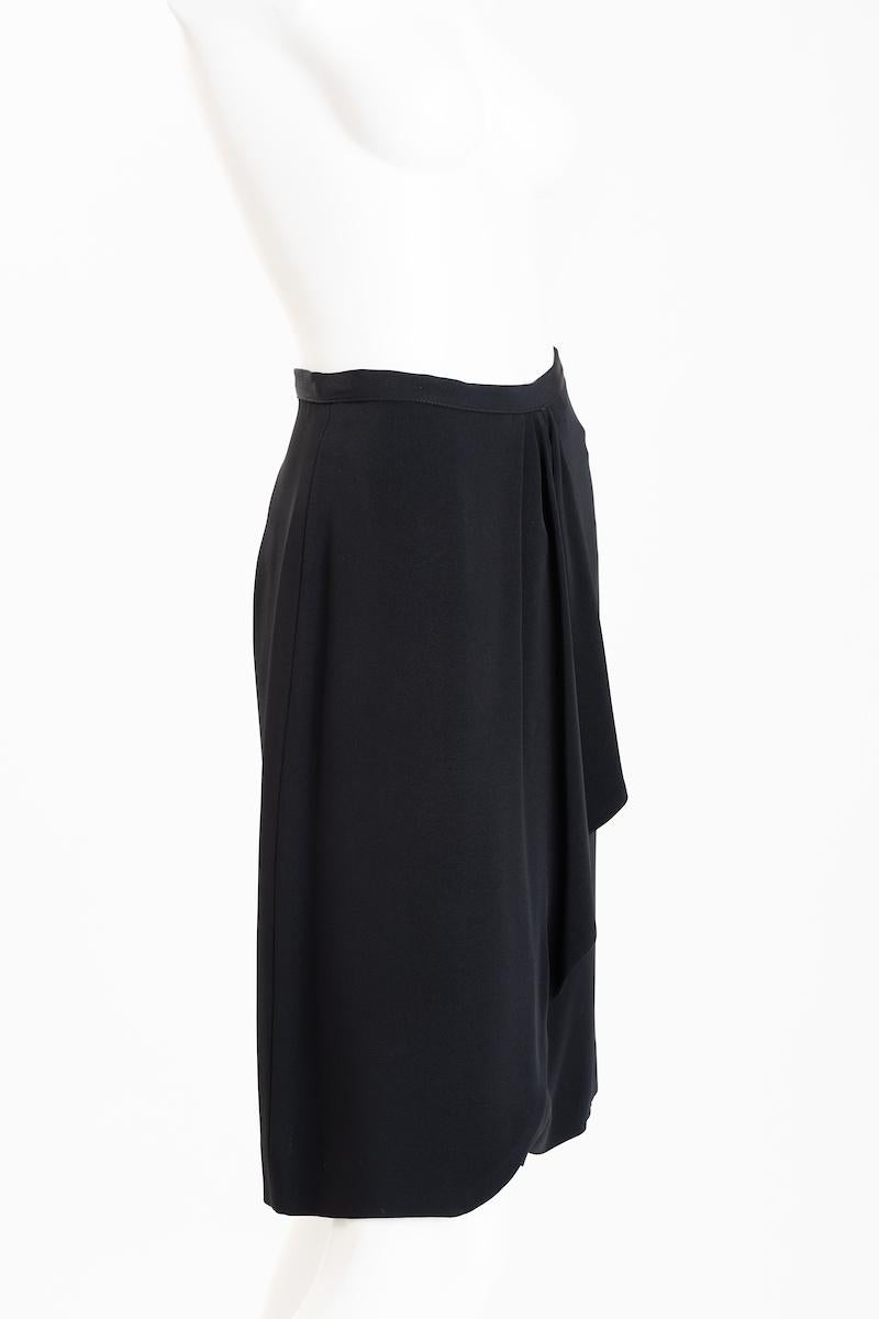 armani black skirt