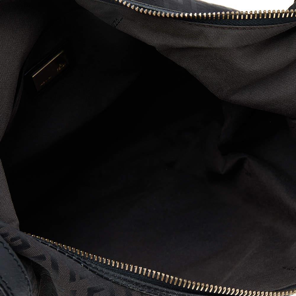 Giorgio Armani Black Croc Embossed Leather Top Handle Bag 3