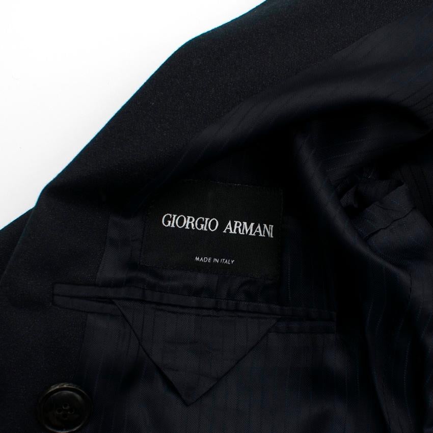 Women's Giorgio Armani Black double breasted Blazer - Size US 2 For Sale