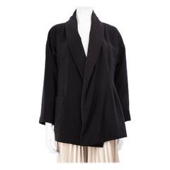 Giorgio Armani Black Dropped Shoulder Blazer Size L