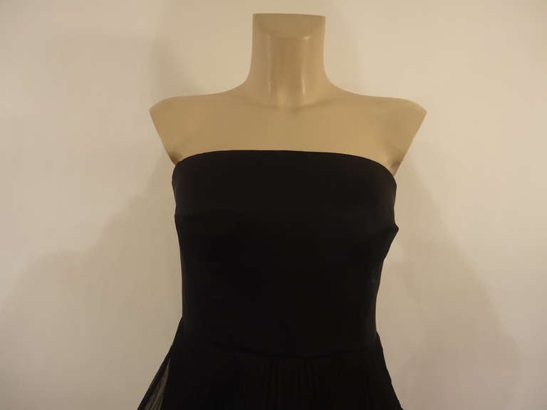 Robe de soirée Giorgio Armani Black Label en soie, années 1980 Excellent état - En vente à Gazzaniga (BG), IT