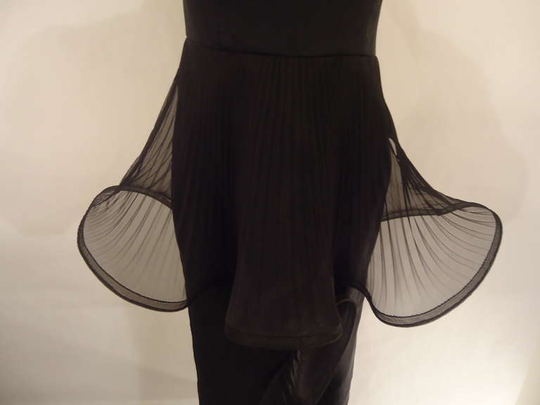 Robe de soirée Giorgio Armani Black Label en soie, années 1980 Pour femmes en vente