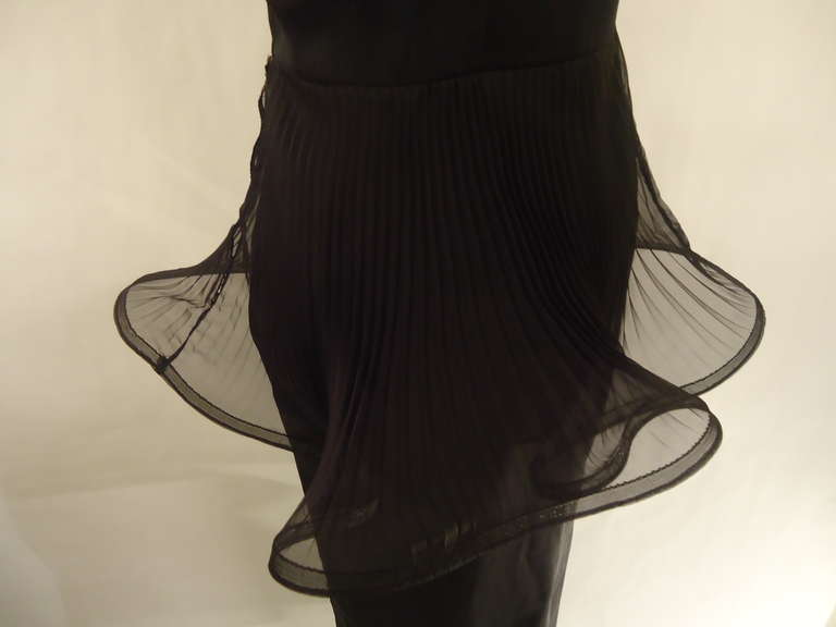 Women's Giorgio Armani Black Label Silk Evening Dress, 1980s 
