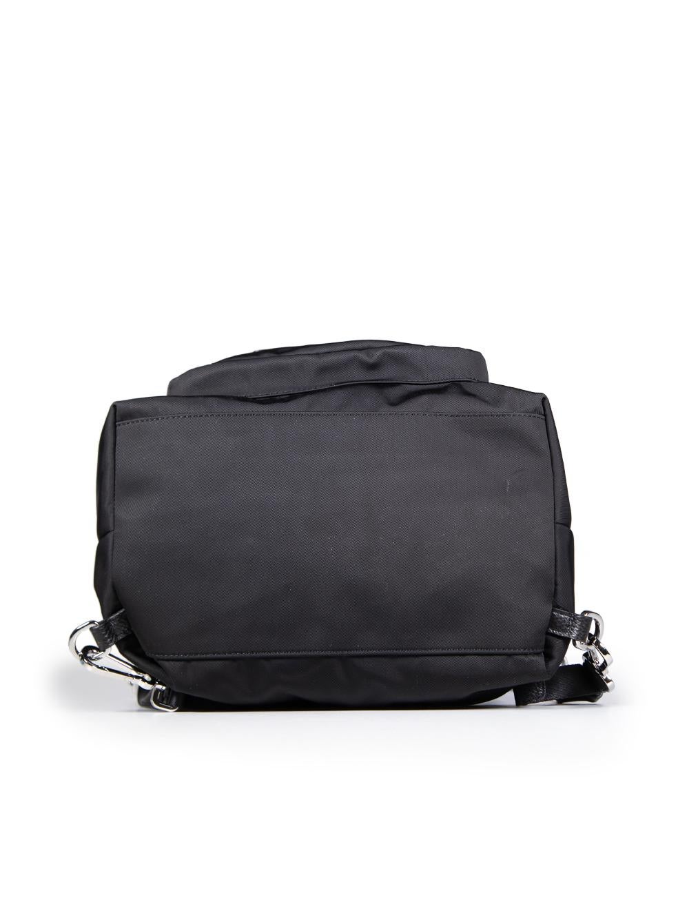 Women's Giorgio Armani Black Nylon Backpack