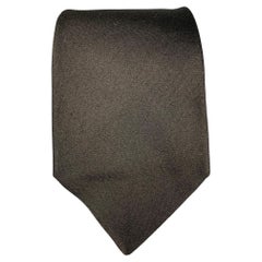 GIORGIO ARMANI Cravate en soie noire