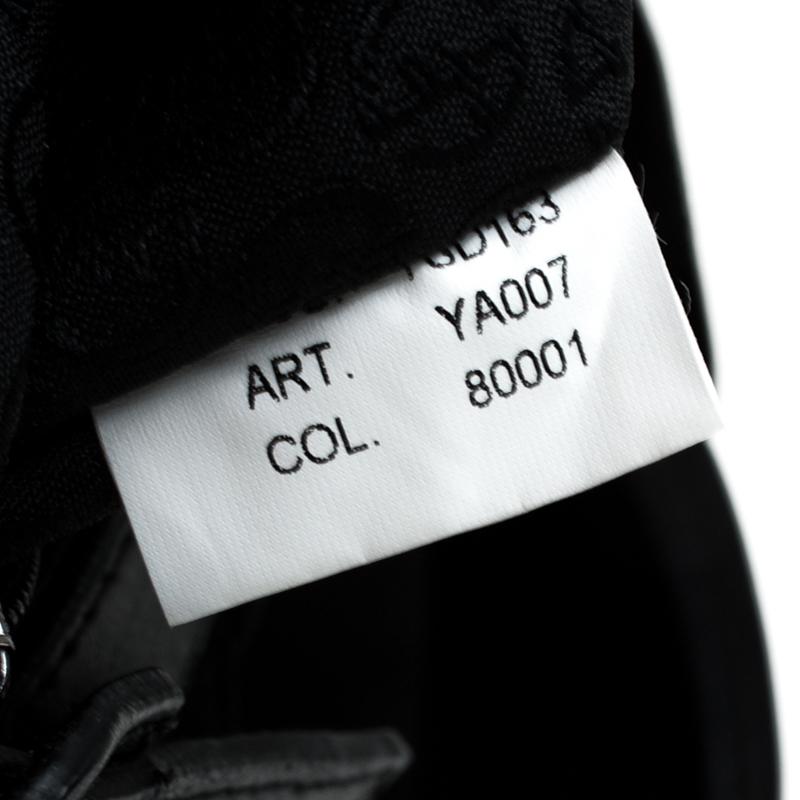 Giorgio Armani Black Suede and Leather Tassel Shoulder Bag 1