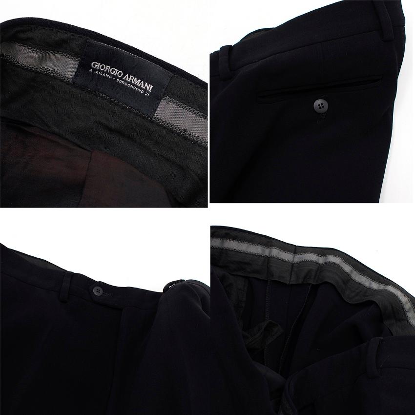 Men's Giorgio Armani Black Suit 