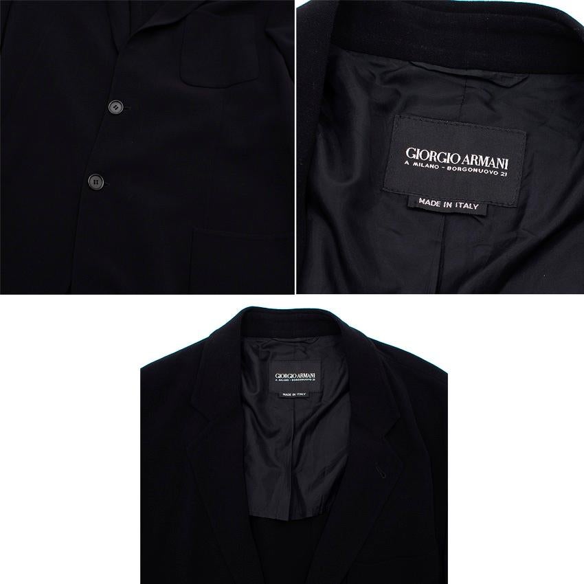Giorgio Armani Black Suit  5