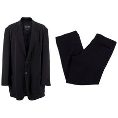 Used Giorgio Armani Black Suit