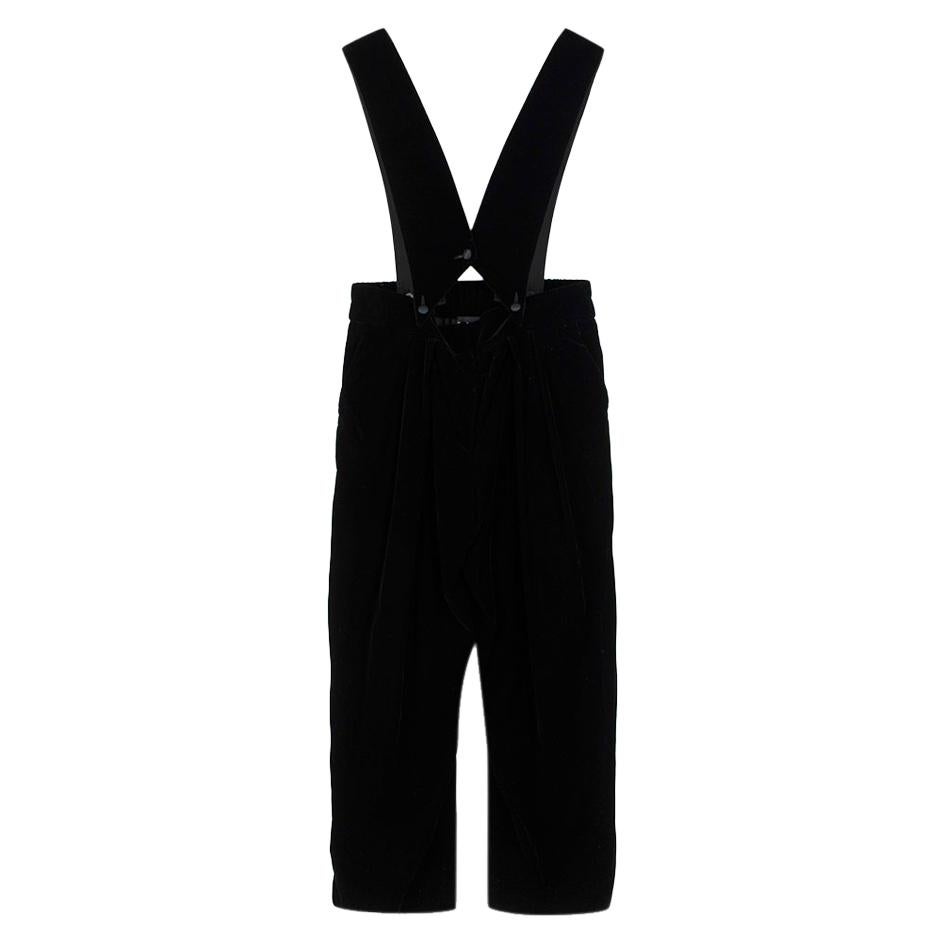 black velvet overalls