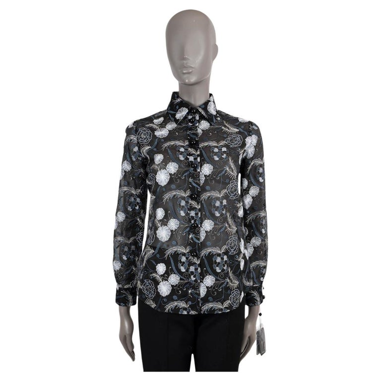 GIORGIO ARMANI black viscose FLORAL FIL COUPE Button-Up Shirt 40 S For Sale at 1stDibs GIORGIO ARMANI black viscose FLORAL FIL COUPE Button-Up Shirt 40 S For Sale at 1stDibs