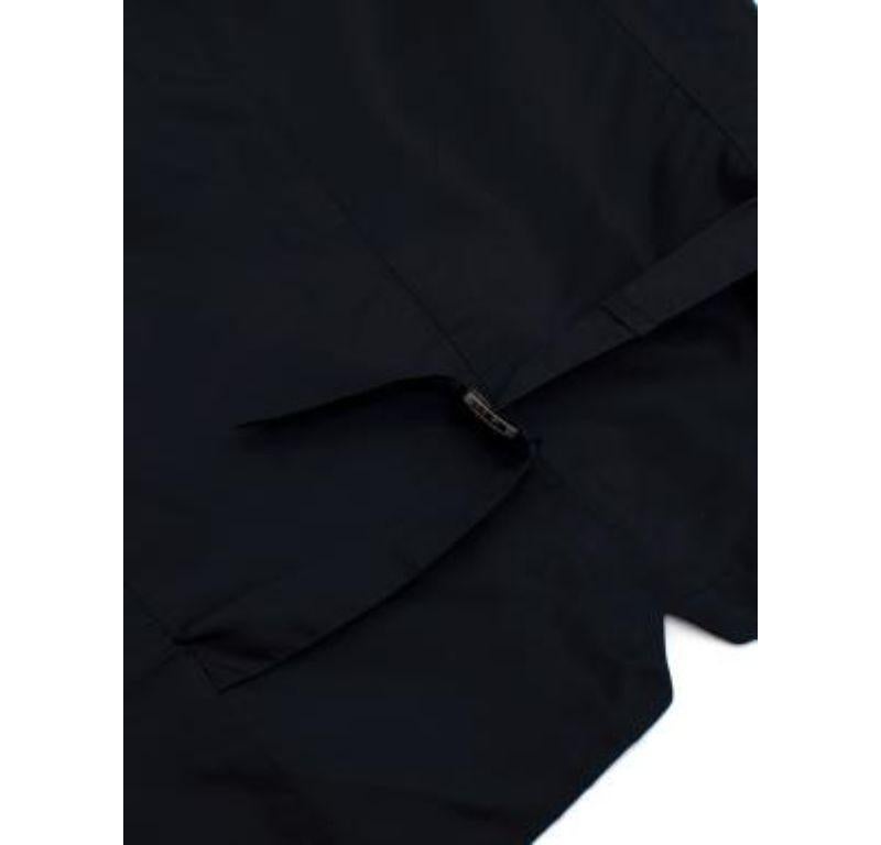 Giorgio Armani Black Wool Button Up Waistcoat For Sale 2