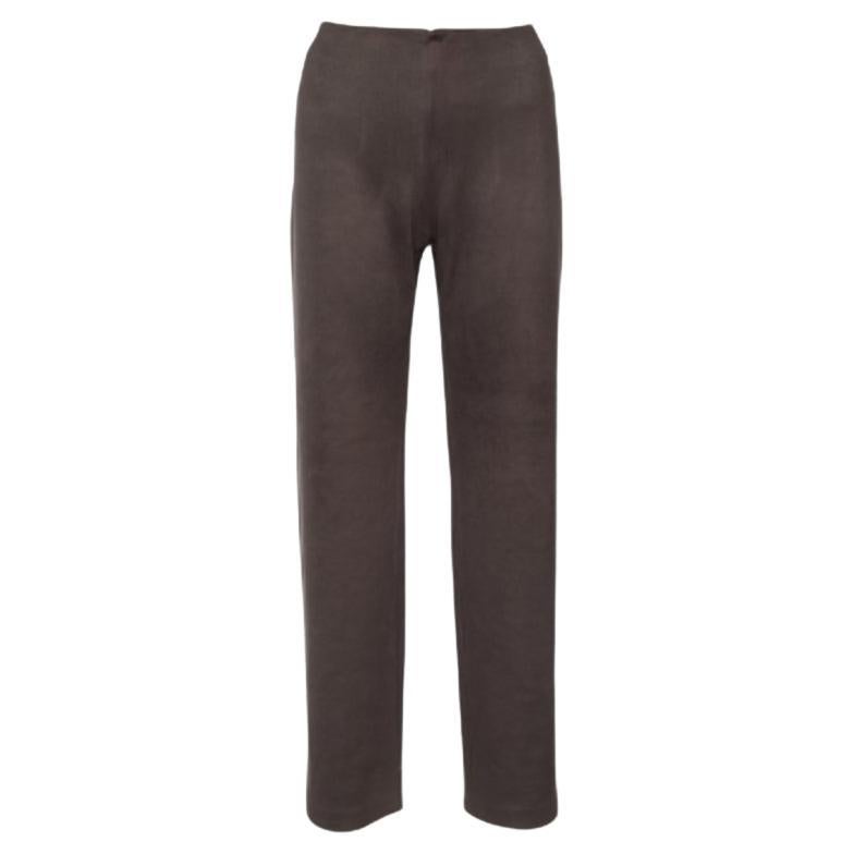 Giorgio Armani - Pantaloni dritti in maglia marrone Coates - M. I.