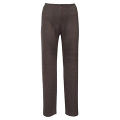 Giorgio Armani - Pantaloni dritti in maglia marrone Coates - M. I.