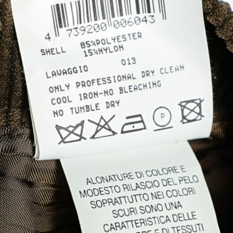 Giorgio Armani Brown Corduroy Wide Leg Pants M im Zustand „Gut“ in Dubai, Al Qouz 2