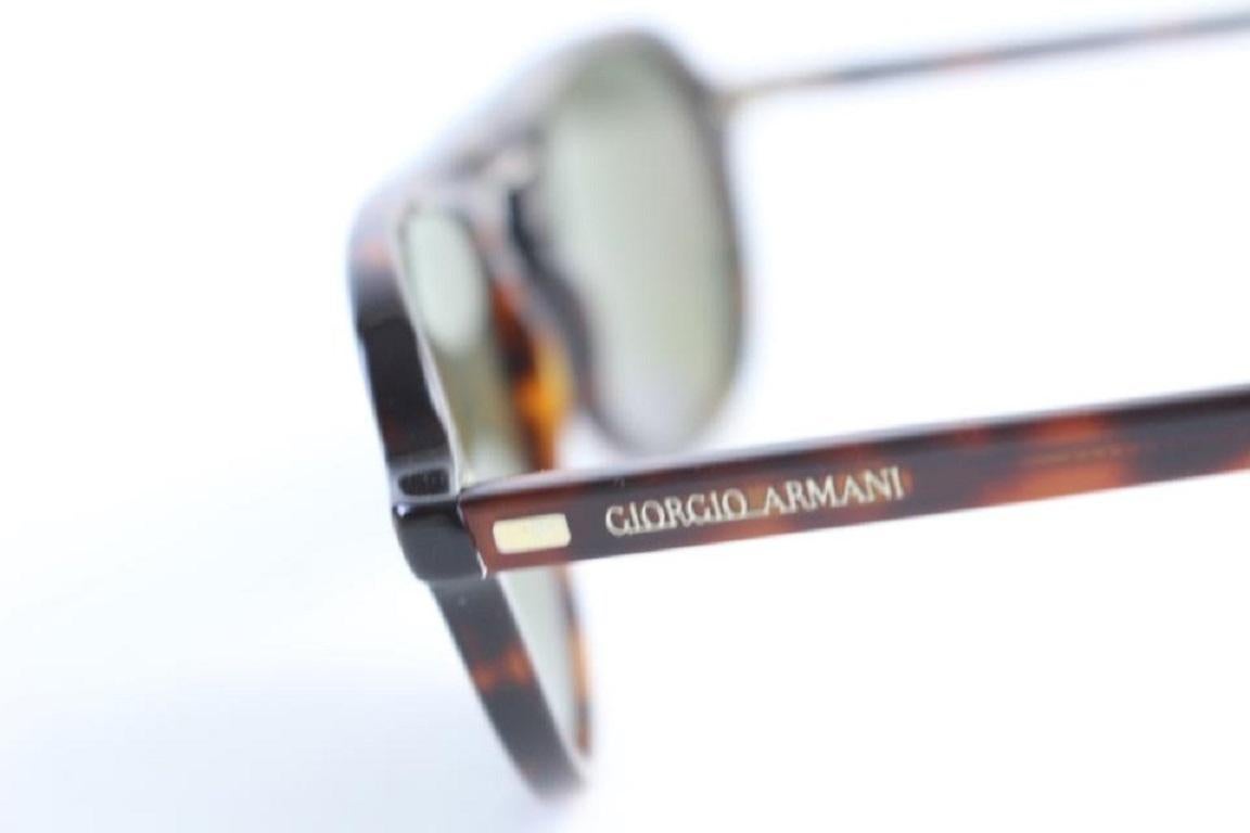 Giorgio Armani Brown Havanah Tortoise 834/S 9mr0702 Sunglasses In Good Condition In Dix hills, NY