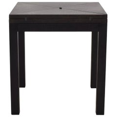 Giorgio Armani Casa Ebonized Cerused Oak Parisian Dado Card Game Table