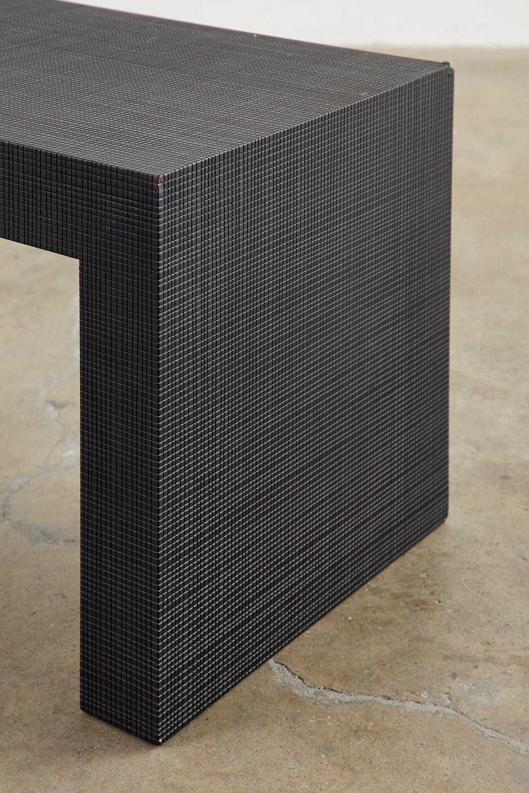 Giorgio Armani Casa Ebonized Cocktail Table or Bench 6