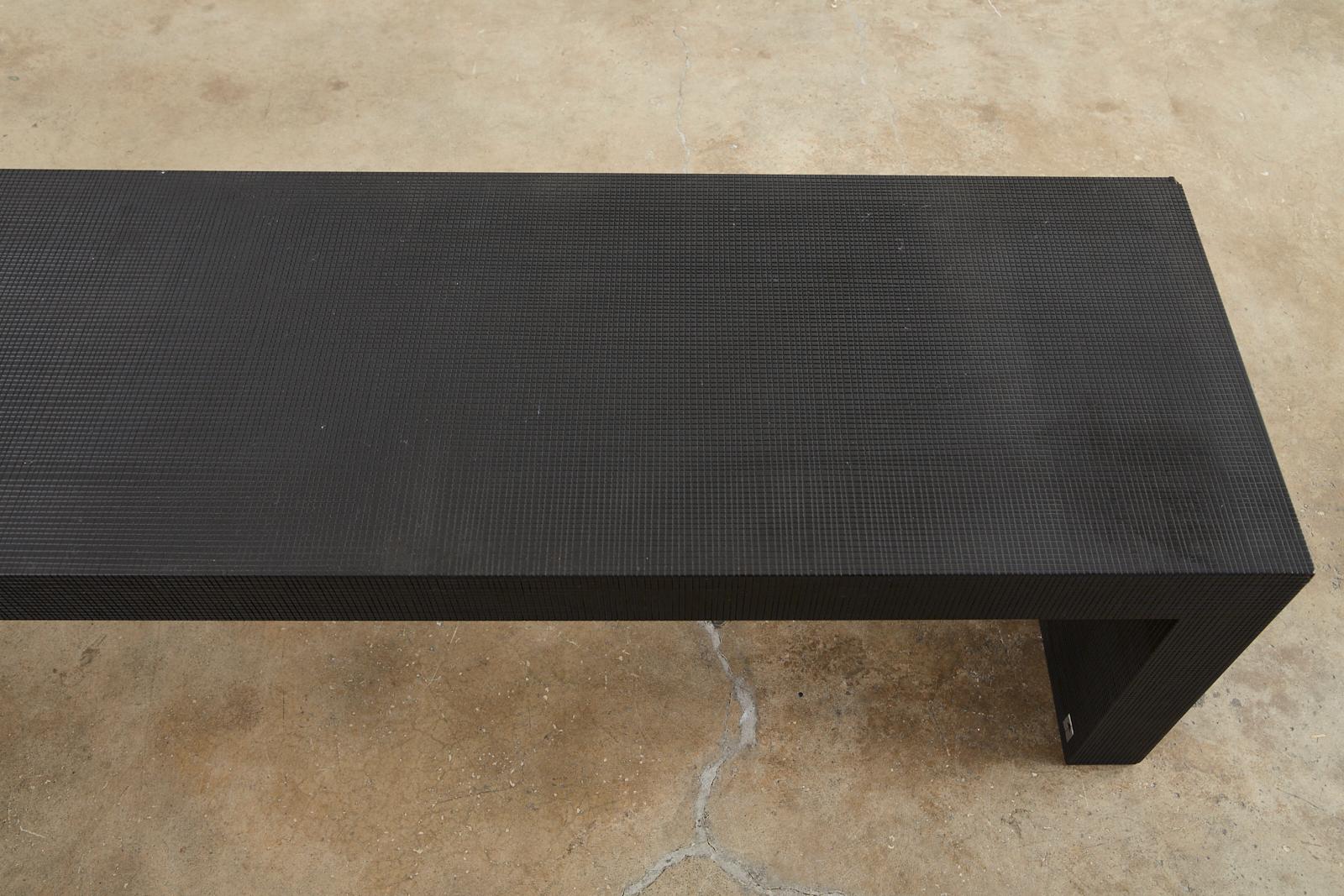 Giorgio Armani Casa Ebonized Cocktail Table or Bench 8