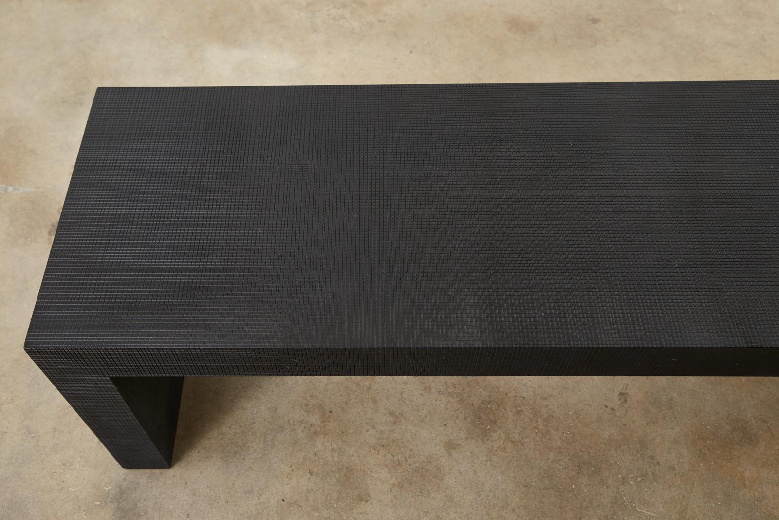 Giorgio Armani Casa Ebonized Cocktail Table or Bench 9