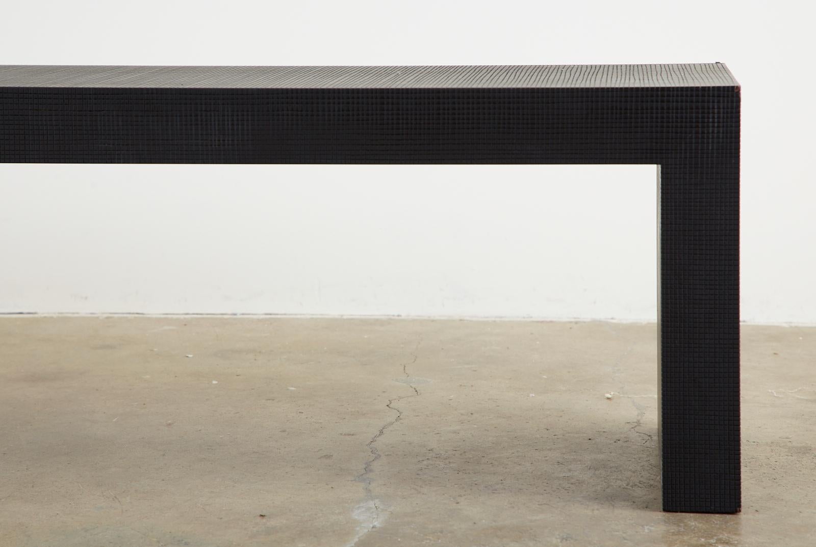 Giorgio Armani Casa Ebonized Cocktail Table or Bench 10