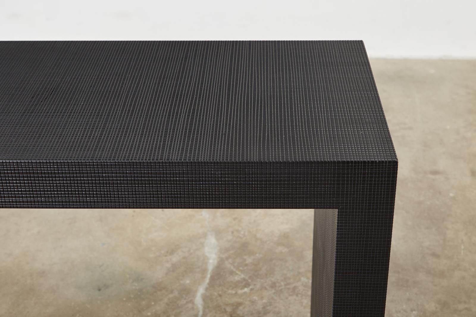 Giorgio Armani Casa Table à écrire ébonisée Bureau ou console en vente 3