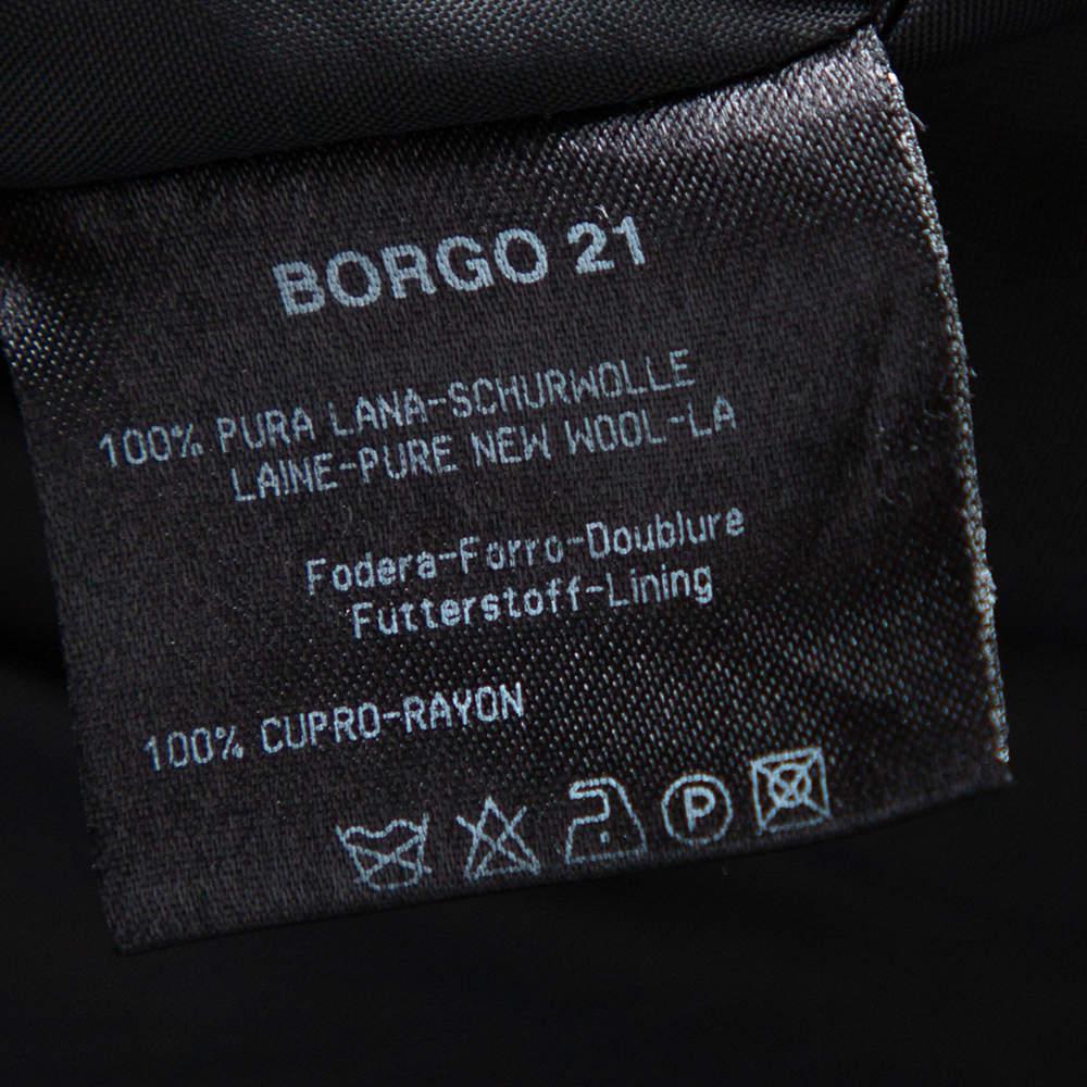 Costume Giorgio Armani gris anthracite en laine 5XL en vente 1