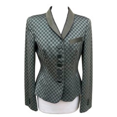 Giorgio Armani - Blazer à carreaux