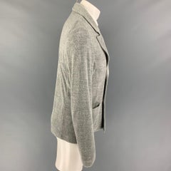 GIORGIO ARMANI Chest Size 42 Gray Cotton Blend Double Breasted Sport Coat