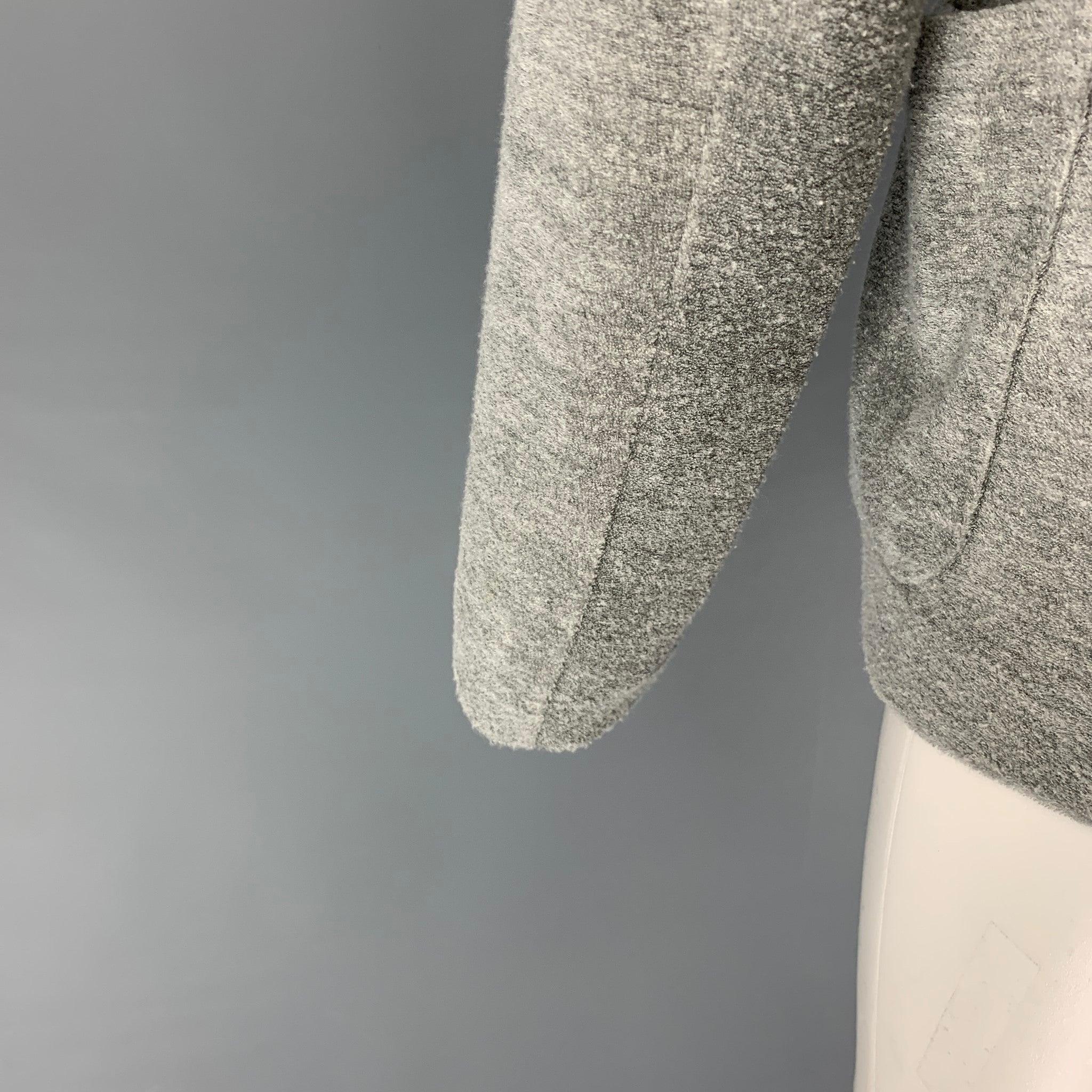 Men's GIORGIO ARMANI Chest Size 42 Gray Cotton Blend Double Breasted Sport Coat For Sale