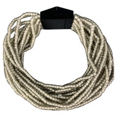 GIORGIO ARMANI Choker-Halskette aus klarem Kristall