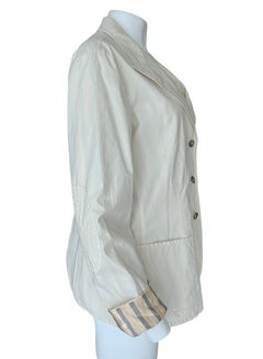 Giorgio Armani Cream Blazer Jacket