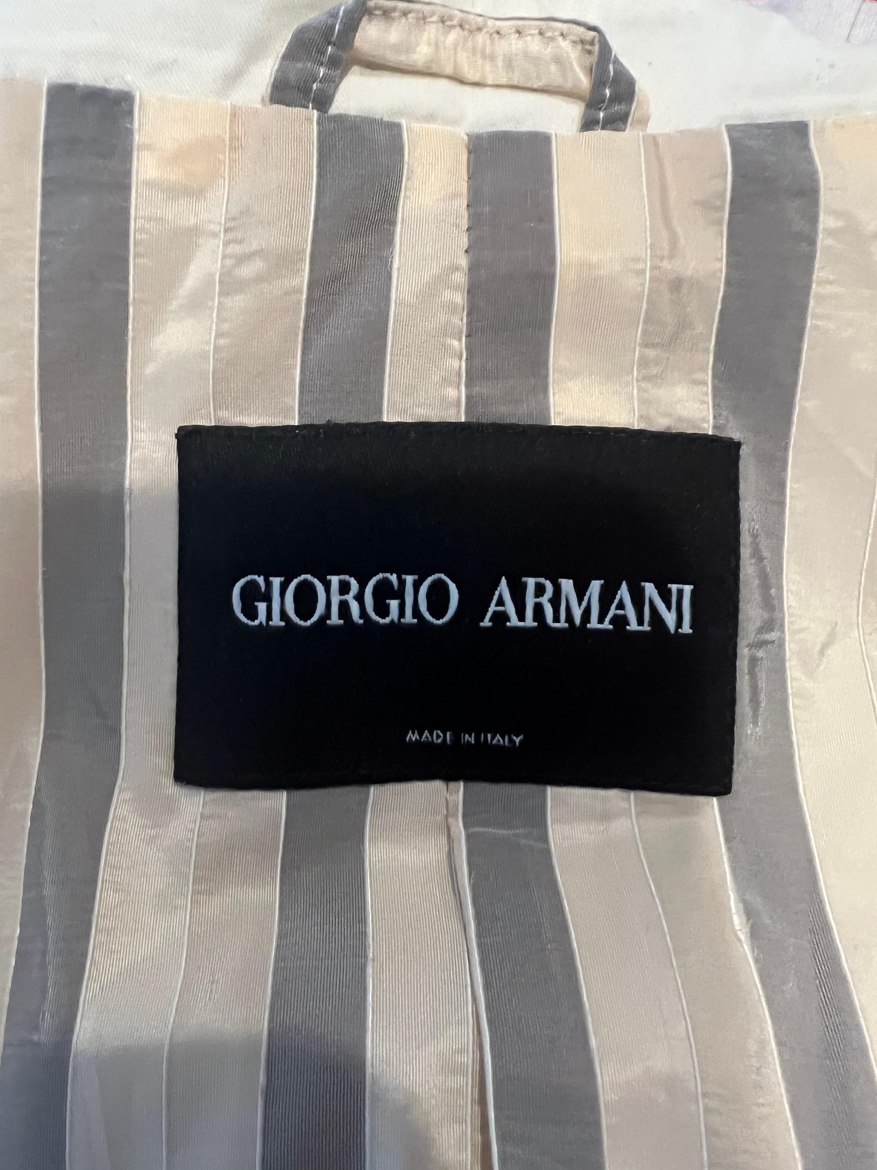 Giorgio Armani Cream Blazer Jacket For Sale 4