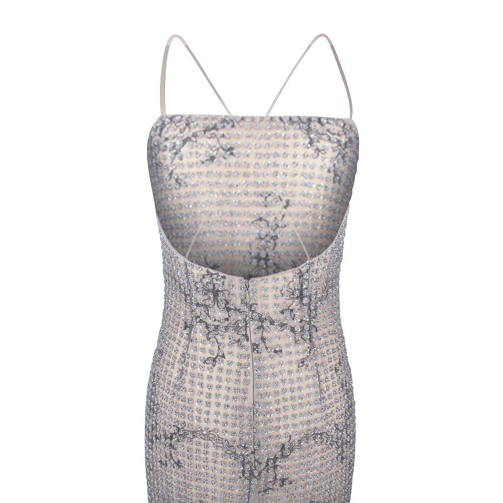 Giorgio Armani Giorgio Armani Kleid Perlen Fleurette auf Tüll Formal Kleid 40 / 6 Neu im Angebot 9