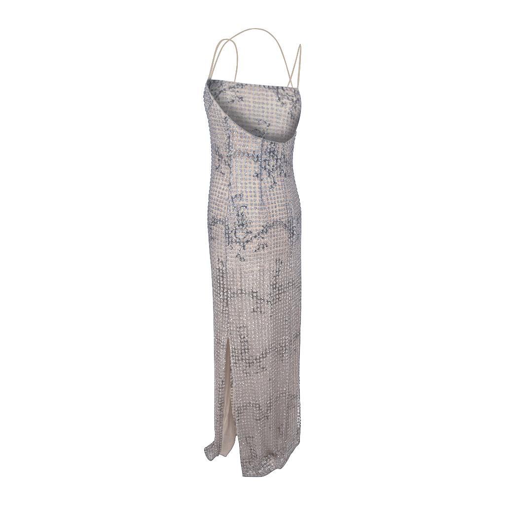 Giorgio Armani Dress Beaded Fleurette on Tulle Formal Gown 40 / 6 New ...