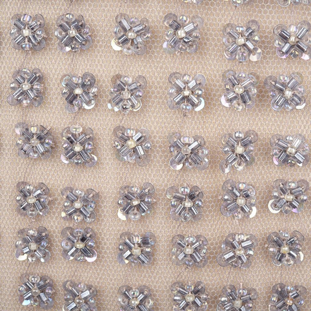Giorgio Armani Giorgio Armani Kleid Perlen Fleurette auf Tüll Formal Kleid 40 / 6 Neu im Angebot 3