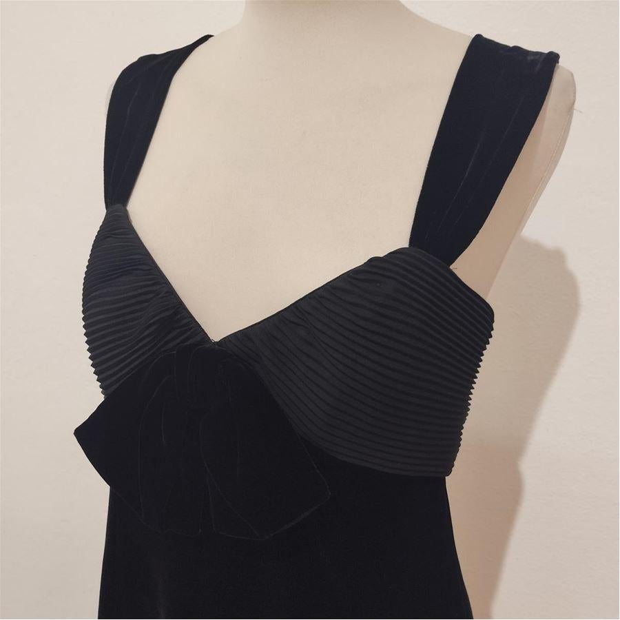 Black Giorgio Armani Evening dress size 42 For Sale
