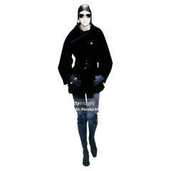 Giorgio Armani Fall 2002 Satin Pleated Cropped Pants