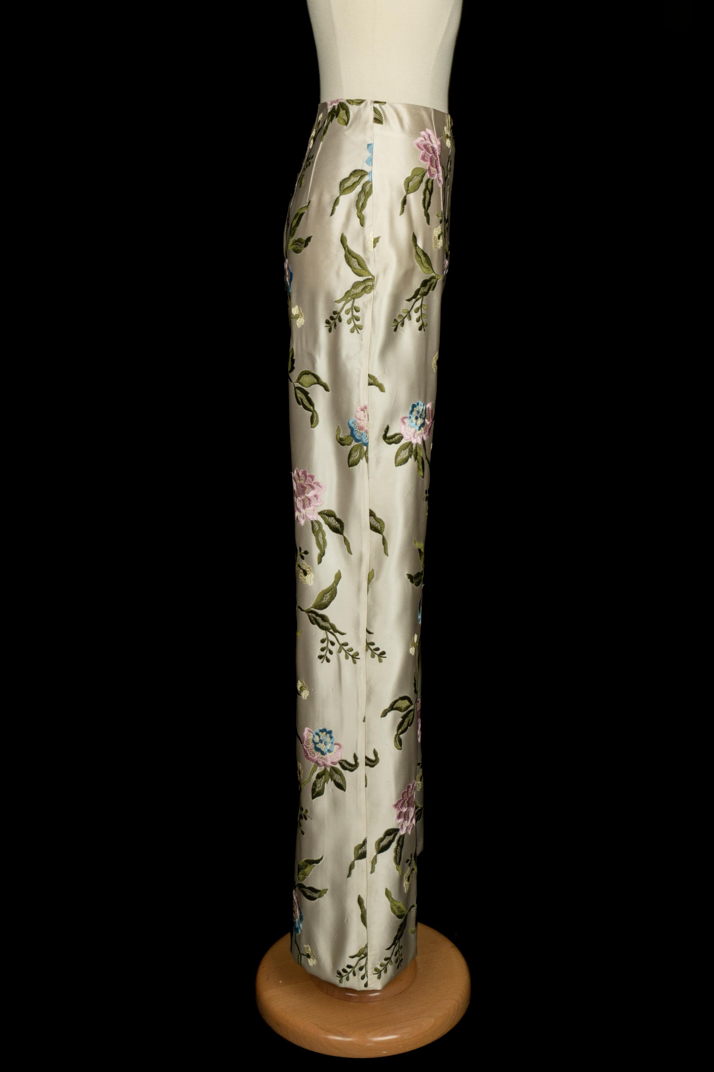 Pantaloni a fiori Giorgio Armani In condizioni ottime in vendita a SAINT-OUEN-SUR-SEINE, FR