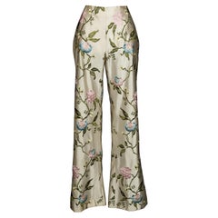 Giorgio Armani flower pants