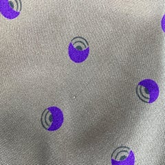 Giorgio Armani - Cravatta in seta oro e viola con Dot Dot Dot