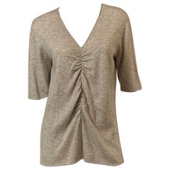 Giorgio Armani - Maglione in cashmere grigio scuro  Mai indossato