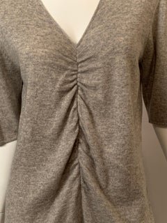 Giorgio Armani - Pull en cachemire gris chiné  Jamais porté