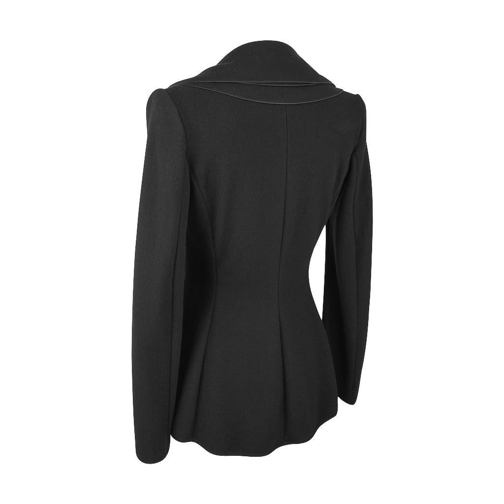 Giorgio Armani Jacket Layered Shawl Collar Exquisite Shape 8  1