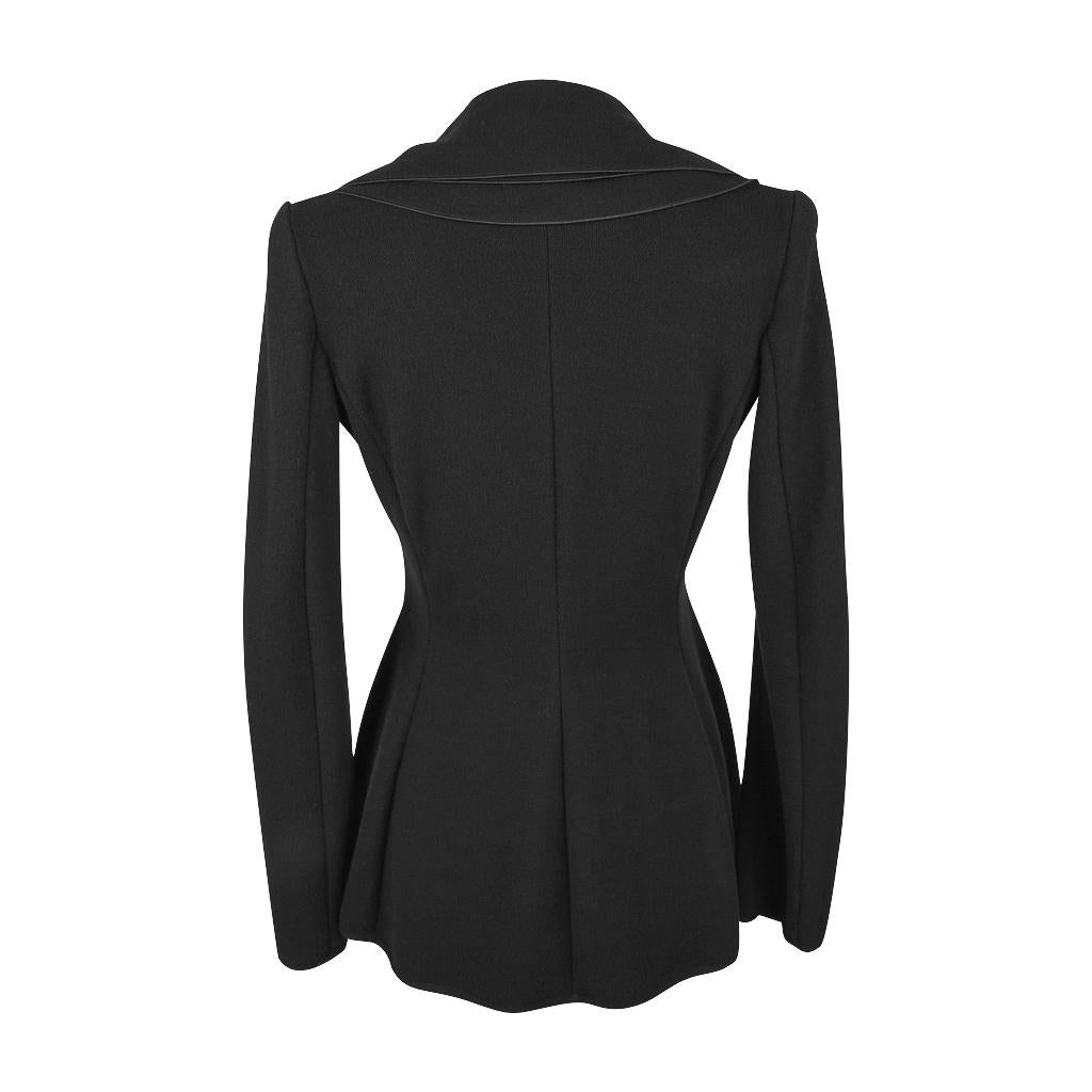 Giorgio Armani Jacket Layered Shawl Collar Exquisite Shape 8  2