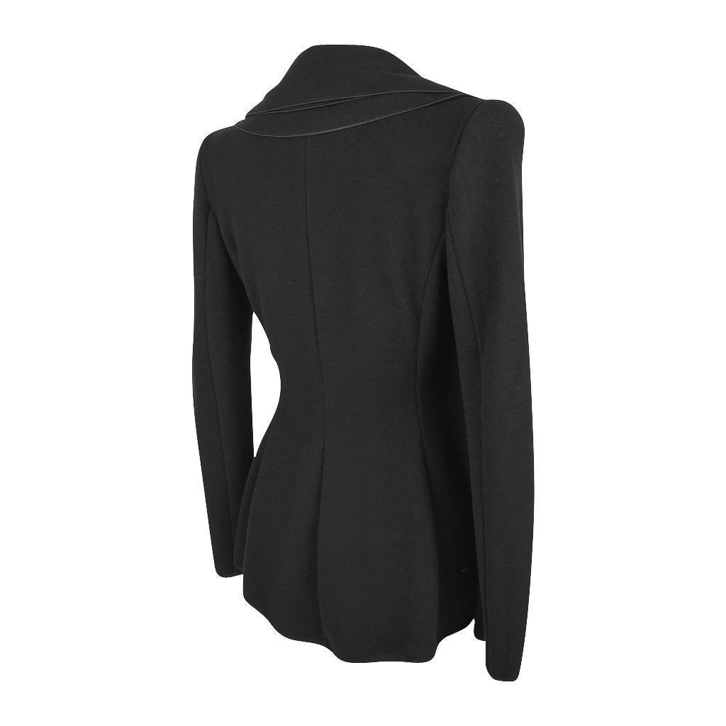 Giorgio Armani Jacket Layered Shawl Collar Exquisite Shape 8  3