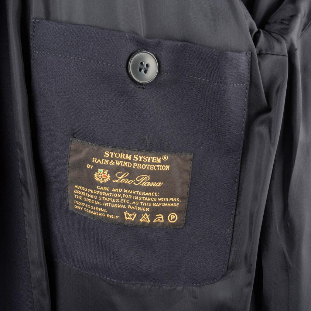 Giorgio Armani Jacket Navy Loro Piana Storm System Wool Windbreaker 44 / 10 Mint 4