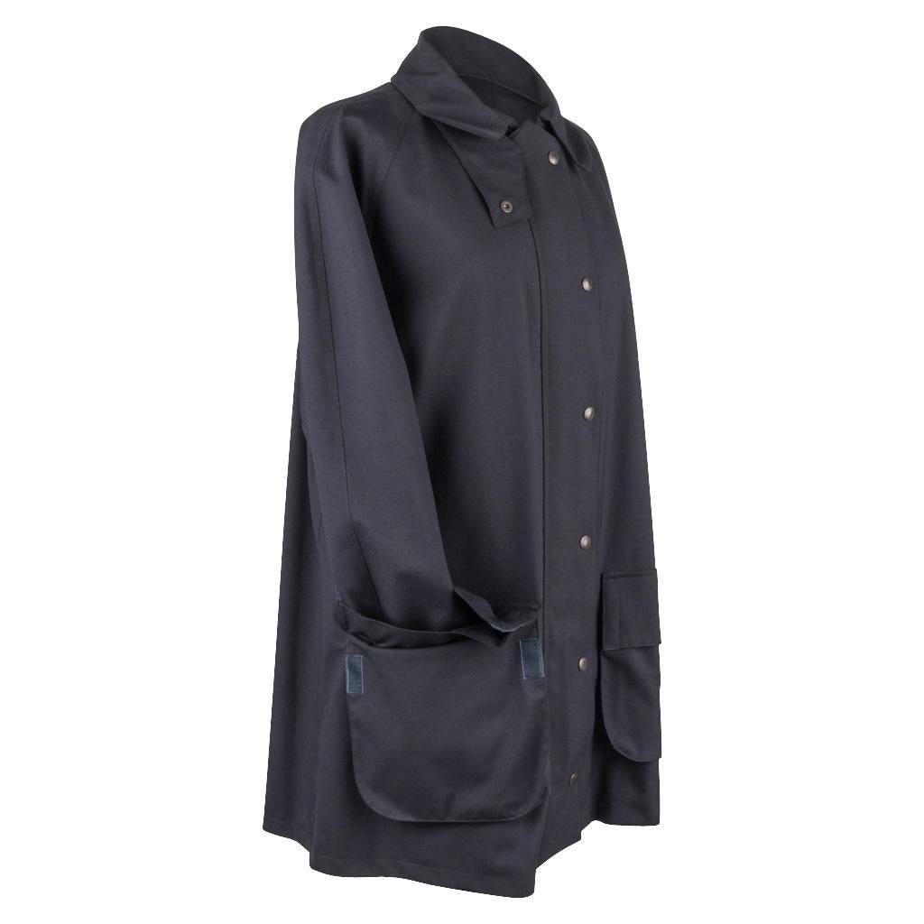 Giorgio Armani Jacket Navy Loro Piana Storm System Wool Windbreaker 44 ...